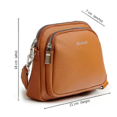 Bandolera Chica Squash Eco Cuero Dama 13419 - comprar online