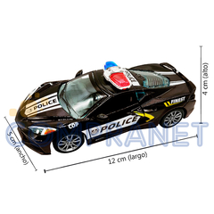 Auto Policía juguete a fricción Chico, abre puertas, c/luz y sonido, 13202 - comprar online