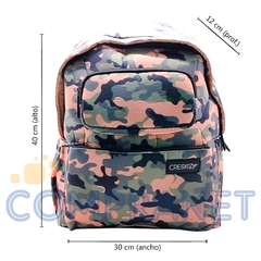 Mochila Camuflada, 16 pulgadas, Neopren, de espalda, original Cresko, 12358 - comprar online