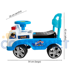 Caminador Pata Pata infantil, Andador Policía 13219 - comprar online
