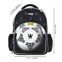 Imagen de Mochila 16 pulgadas, Espalda, Futbol 3D, Original Phi Phi, 13666