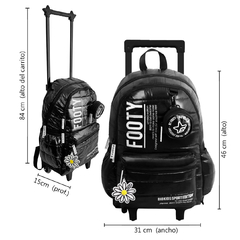 Mochila Footy 18 pulgadas, C/Carrito “Margarita”, Big Kids 13512 - comprar online