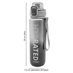 Imagen de Botella Plástico, Motivacional, 1lt, Traba de Seguridad y Pico 13387