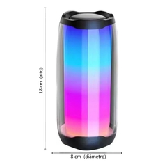Parlante Inalámbrico Bluetooth, Portátil C/USB, Luz RGB 13322 en internet