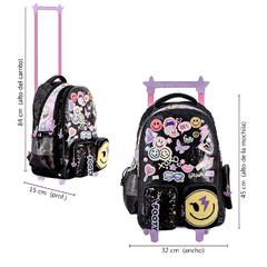 Mochila Footy 18´´, C/Carrito Happy Smile, original Footy 13634 - comprar online