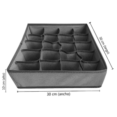Organizador de Cajón Ropa Interior 20 espacios Plegable 13699 - tienda online