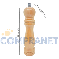 Molinillo Pimentero de madera 21cm, muela acero, 13069 en internet
