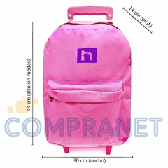 Imagen de Mochila Juvenil Lisa con Carrito Haversack, 18 pulgadas, 12387