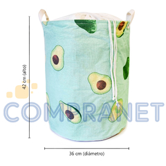 Canasto de tela rígida estampada, impermeable con tapa0, 11936 - comprar online