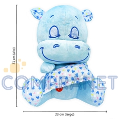 Imagen de Hipopotamo C/Almohada 2 Colores 11'' 10489
