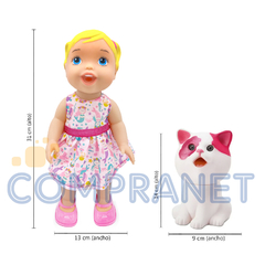 Muñeca Mi Mascota Kiti, con accesorios, come y hace caca 12692