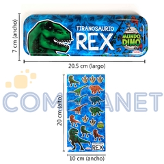 Set de Arte con cartuchera, 6 piezas DINO Cresko Personajes – 12053 - Compranet