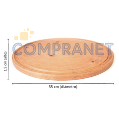 Imagen de Pizzeras 35cm de Madera Algarrobo 11608