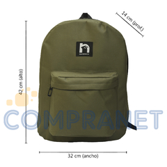Mochila Deportiva Urbana Haversack, con bolsillo, 12386 - tienda online