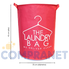 Canasto de tela rígida estampada, impermeable, ropa sucia, 12035 - tienda online