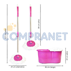 Mopa con Balde y Repuesto Caja Marron 10559 - comprar online