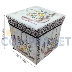 Caja Banquito Organizadora Cuadrada 11278 - comprar online