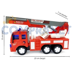 Camion de Bombero con Luz y Sonido en Caja 11631 - Compranet