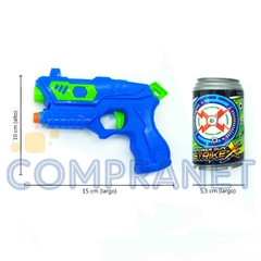 Pistola Lanza Dardos, 3 dardos con sopapa y 1 lata, 11707 - comprar online