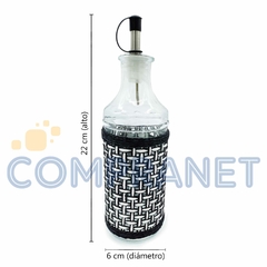 Aceitera/Vinagrera 350 c.c. de Vidrio con revestimiento, 11881 - comprar online