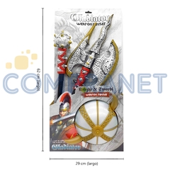 Set Gladiador Medieval 2 accesorios 10136. - tienda online