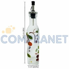 Aceitera/Vinagrera 250 c.c. de Vidrio pintadas a mano, 11877 - Compranet