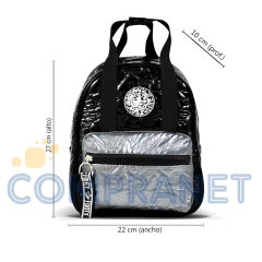 Mochilita Puffer, 12 pulgadas, espalda, original Footy, metalizada 12672 - comprar online