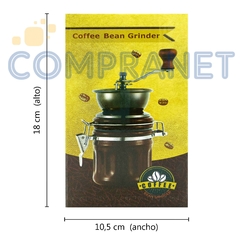 Molinillo de Café Molienda manual de Cerámica, regulable, 11897 - comprar online
