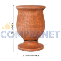 Mate Comun de Madera Algarrobo 11598 - Compranet