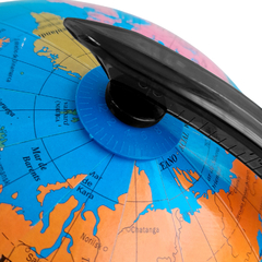 Globo terráqueo 21cm diámetro Político con base plástica 13548