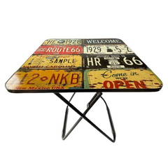 Mesa Plegable Cuadrada 60cm 11015