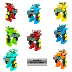 Imagen de Carformers de metal, Robot Auto C/Luz y Sonido 8 modelos 12841