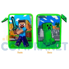 Cartuchera Frozen, Minecraft, Avengers PVC, 1 piso, con útiles, 12297 - comprar online