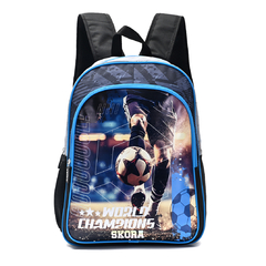 Mochila escolar Futbol 16´´, Espalda Skora Champions World 13651 - comprar online