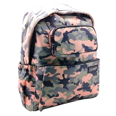 Mochila Camuflada, 16 pulgadas, Neopren, de espalda, original Cresko, 12358