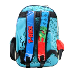 COMBO Mochila 16 pulgadas, espalda + Set escolar Dinosaurio 90118 en internet