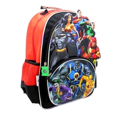 Mochila Escolar “Liga de la Justicia” 16´, de espalda, Original Cresko, 12312
