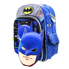 Mochila “Batman”, 16 pulgadas, Incluye máscara, de espalda, Original Cresko 12309 - tienda online
