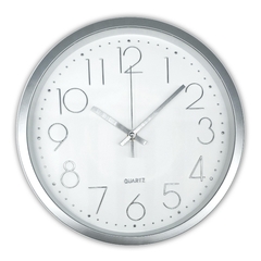 Reloj de pared Analógico de PVC, 30 cm diámetro, 12717 - comprar online