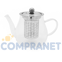Tetera de Vidrio con infusor de acero inoxidable, 600ml, 11891 en internet
