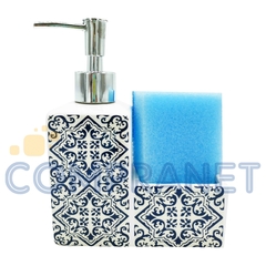 Dispenser de detergente porta-esponja, incluye esponja de cocina, 11935 - comprar online