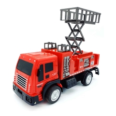 Camión de Bombero Fricción, 3 modelos, elevador y escalera, 12540