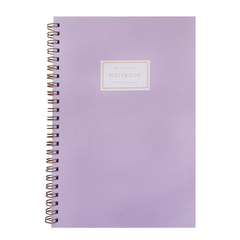 Cuaderno Rayado Decorline, 60 hojas, anillo doble, 14x21 cm 13154