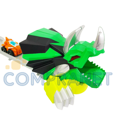 Pista Max Robot con lanzador y auto transformable 13190 - Compranet