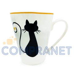 Taza Cónica Mug Jarro para te/café, Deco Gatitos 11840 en internet