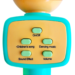Micrófono Infantil, con Luz y Sonido, modifica la voz, melodías 13608 - Compranet