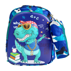 Mochila escolar Espalda 14´´, Frente 3D 12879