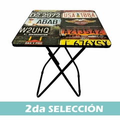 Mesa Plegable Cuadrada 60cm 2DA SELECCION 11015