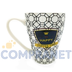 Taza Cónica Mug Jarro para te/café, Deco Vintage 11844 - tienda online