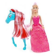 Muñeca Princesa con Caballo, y accesorios, 12746